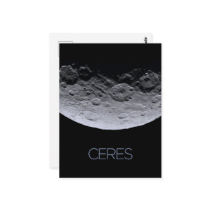 Postal Espacio exterior, sistema solar, esferas del plane