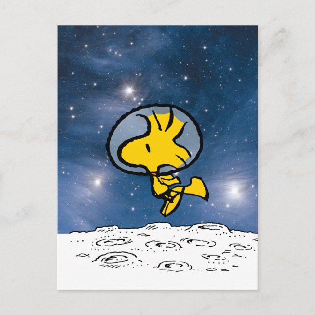 Postal ESPACIO | Woodstock Astronauta (Anverso)