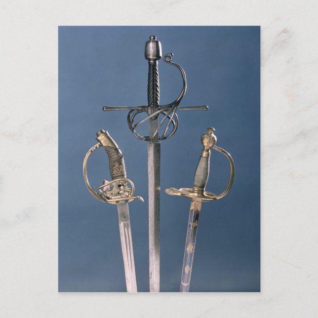 Postal Espada del oficial de infantería (Anverso)