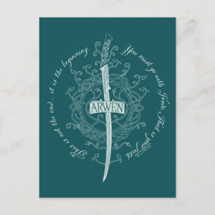 Postal Espada élfica ARWEN™ Cita