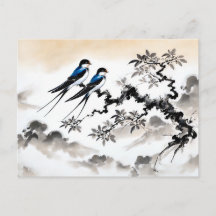 Espaldas encaramadas en una rama en un pincho de t