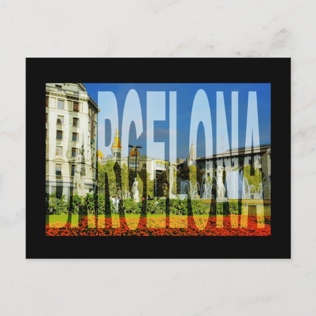 Postal españa BARCELONA (Anverso)