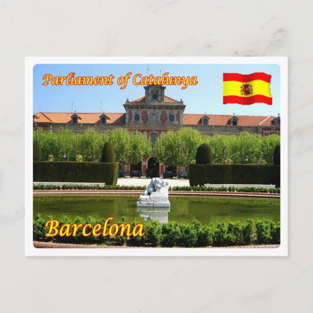 Postal España - Barcelona - Parlamento de Cataluña - (Anverso)