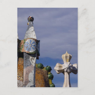 Postal España, Cataluña, Barcelona. Casa Batlló (1906). 3