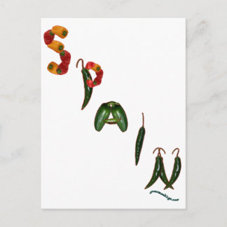 Postal España Chili Peppers