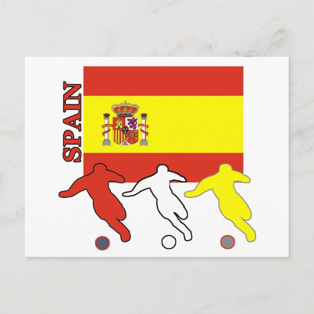 Postal España del fútbol (Anverso)