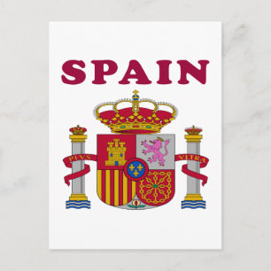 Postal España Diseño Del Escudo De Armas