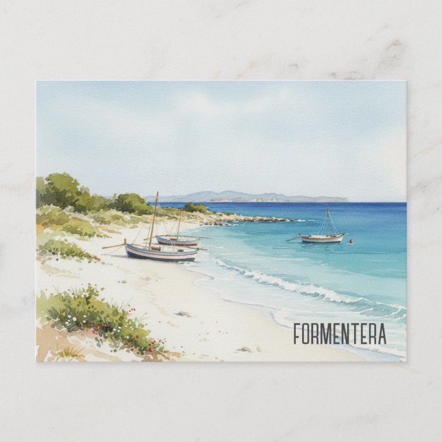 Postal España Formentera Travel (Anverso)