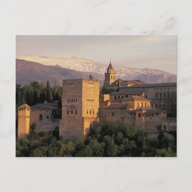 Postal España, Granada, Andalucía La Alhambra, (Anverso)