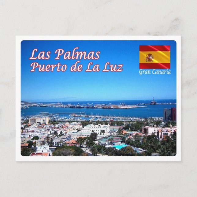 Postal España - Islas Canarias - Gran Canaria (Anverso)
