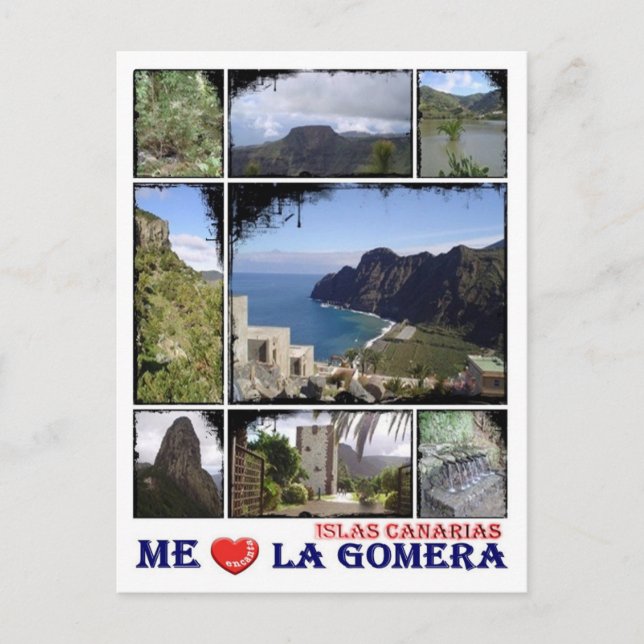 Postal España - Islas Canarias - La Gomera - I Love - (Anverso)