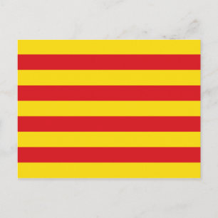 Postal España: La Senyera Cataluña
