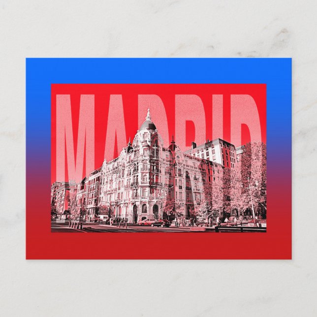 Postal españa madrid (Anverso)