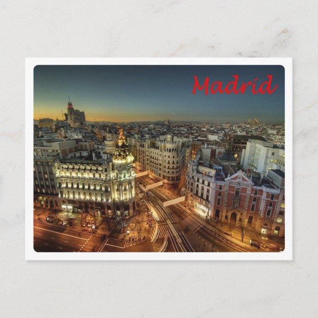 Postal España - Madrid - Ciudad - (Anverso)