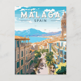 Postal España Málaga Viajes de arte