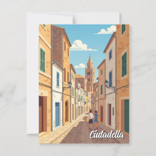 Postal España Menorca Ciutadella Postcard