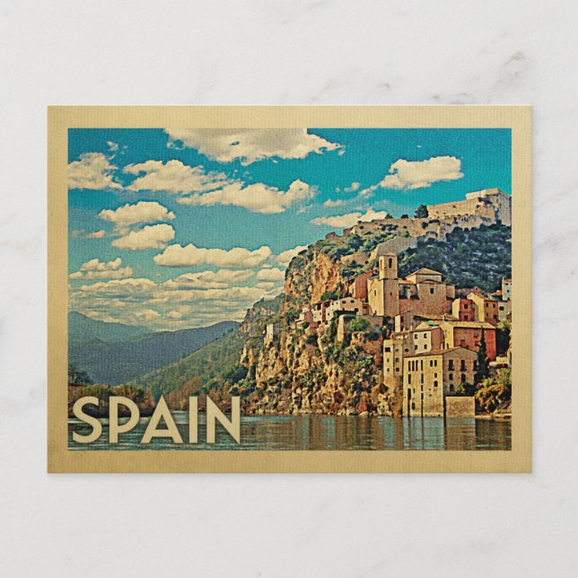 Postal España Miravet Postcard Vintage (Anverso)