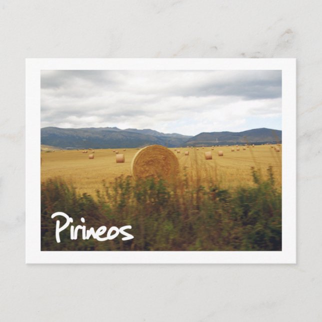 Postal España, Pirineos (Anverso)