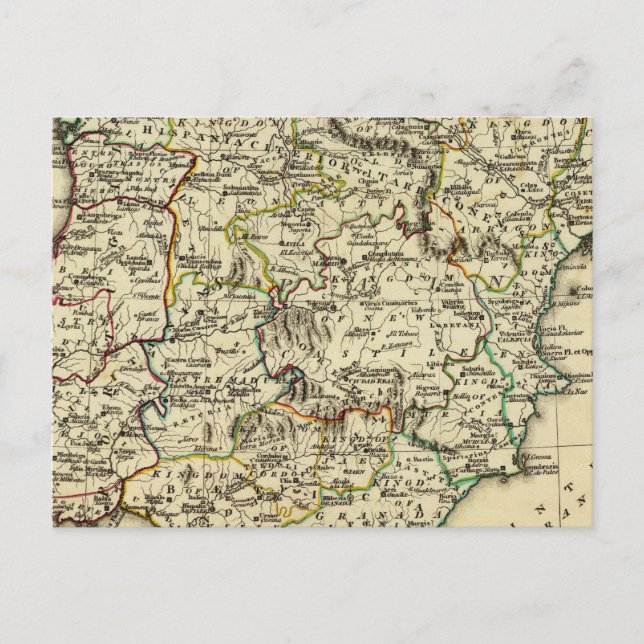 Postal España, Portugal 6 (Anverso)