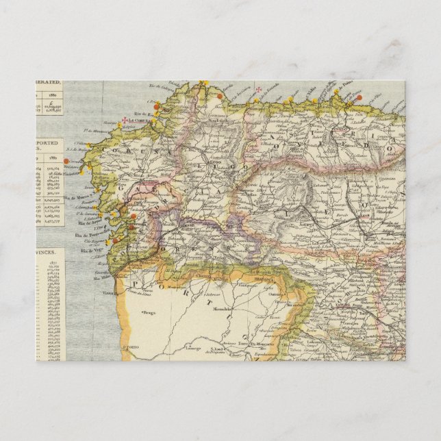 Postal España, Portugal 7 (Anverso)