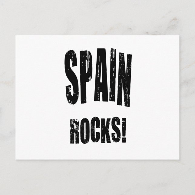 Postal ¡España Rocks! (Anverso)