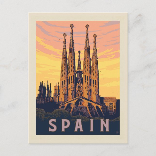 Postal España | Sagrada Familia (Anverso)