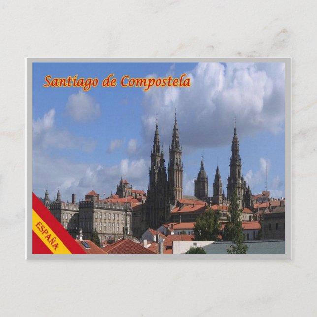 Postal España - Santiago de Compostela (Anverso)