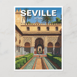 Postal España Sevilla Real Alcázar
