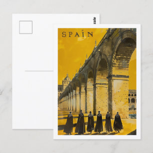 Postal España Vintage Famous Travel Place