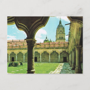 Postal España Vintage, Salamanca, Schools Yard, Catedral