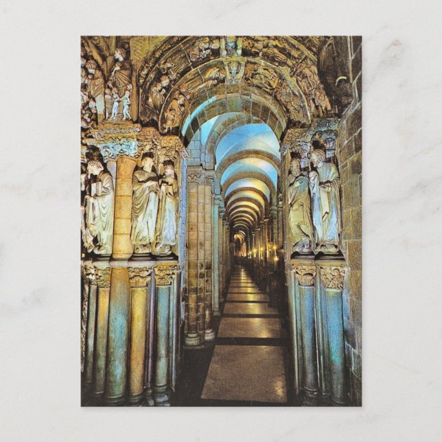 Postal España vintage, Santiago de Compostela (Anverso)