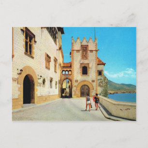 Postal España vintage, Sitges, Museo
