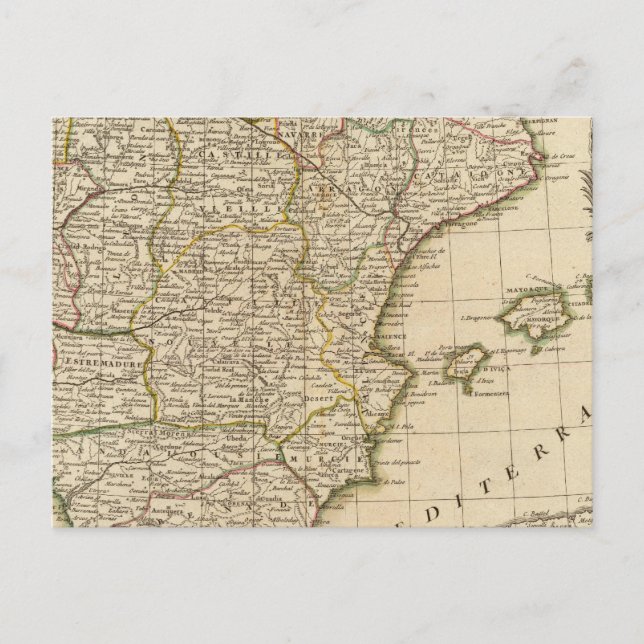 Postal España y Portugal 10 (Anverso)