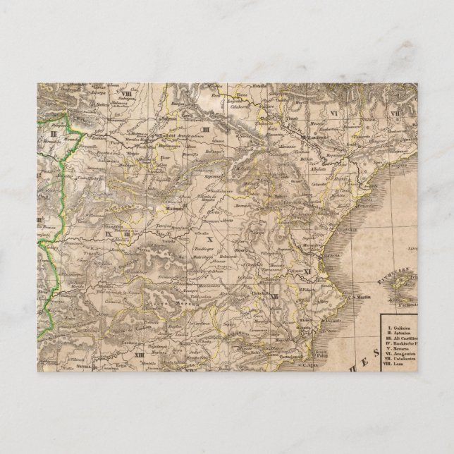 Postal España y Portugal 20 (Anverso)