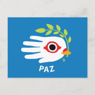 Postal española de paz
