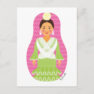 postal española Matryoshka