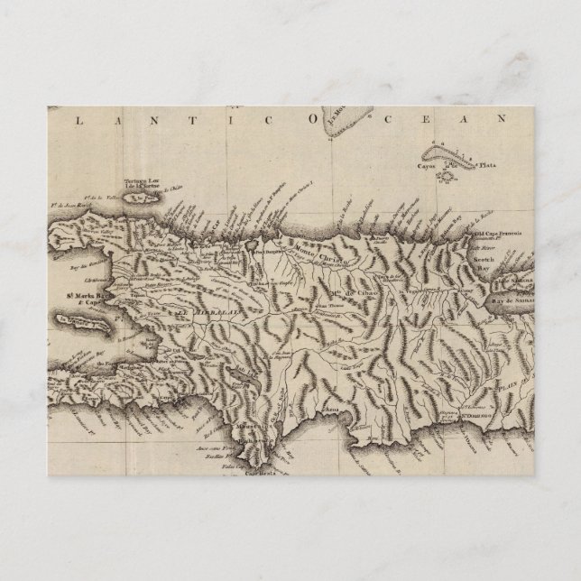 Postal Española, Santo Domingo (Anverso)