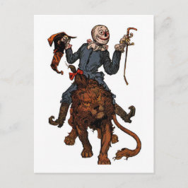 Postal Espantapájaros se va de paseo con el León