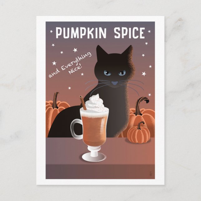 Postal Especia de Calabaza (Anverso)