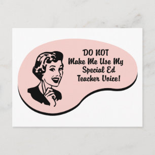 Postal Especial Ed Teacher Voice