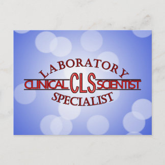 POSTAL ESPECIALISTA CLS LOGO CLÍNICO LABORATORIO CIENTÍFI