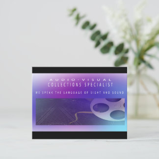 Postal Especialista En Colecciones Audiovisuales Y Multim