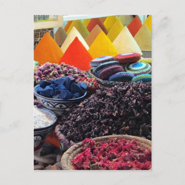Postal especias de mercado (Anverso)