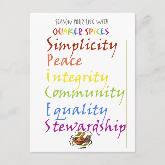 Postal Especias más frescas (Anverso)