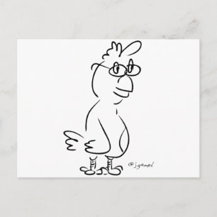 Postal Especificaciones del pollo