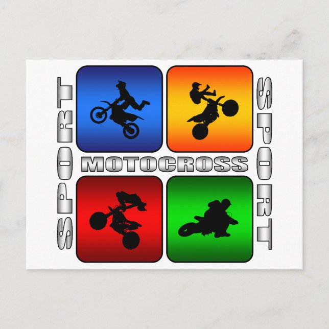 Postal Espectacular Motocross (Anverso)