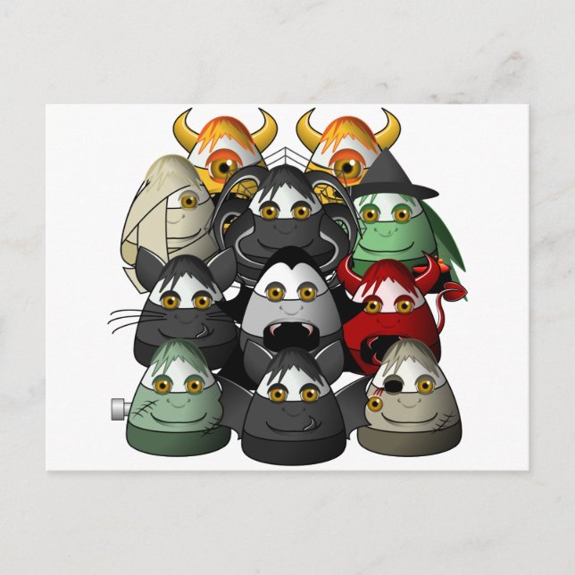 Postal Espectaculares Candy Corn Creepies (Anverso)