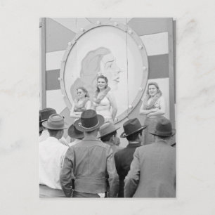 Postal Espectáculo de chicas, 1942