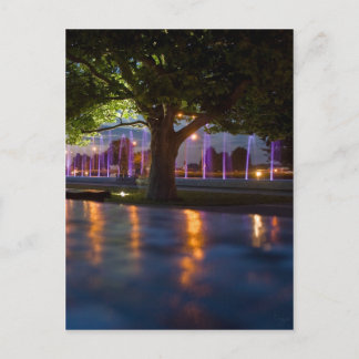 Postal Espectáculo de fuentes - Varsovia por la noche