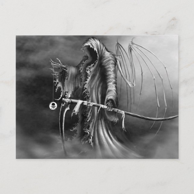 Postal Espectador de la muerte (Anverso)